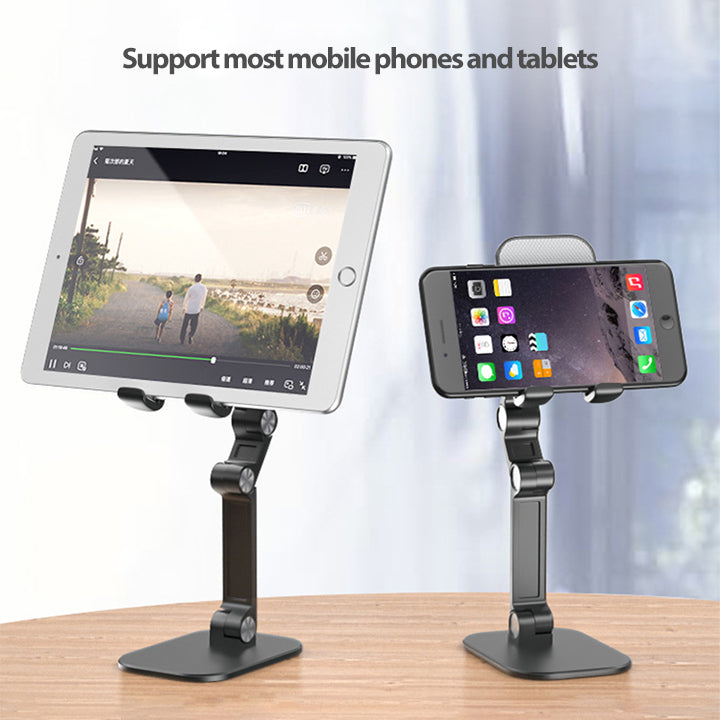 NÖRDIC MH-109 Universele tafelstandaard voor smartphone en tablet - Verstelbaar - Wit