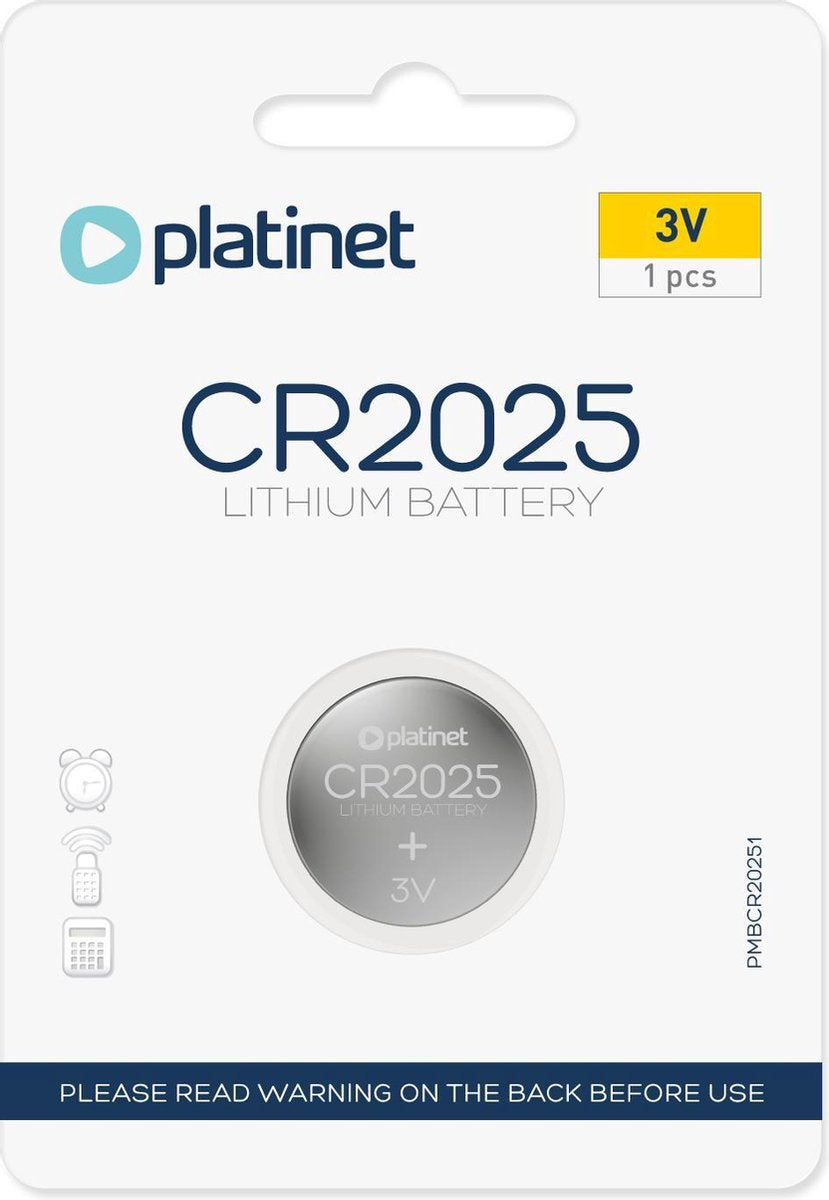 PLATINET PMBCR20251 CR2025 knoopcel batterij 1 stuk