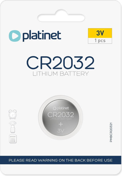 PLATINET PMBCR20321 CR2032 knoopcel batterij 1 stuk