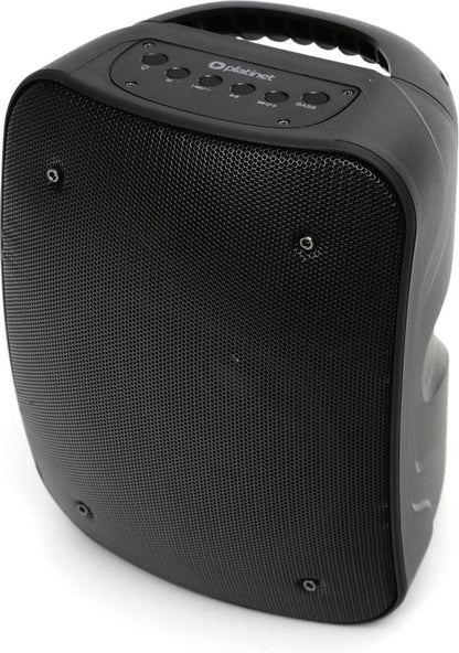PLATINET SPEAKER PMG255 - Bluetooth Party speaker - Portable Karaoke speaker 20W - battery - Bluetooth 5.0 - FM radio - USB and microSD - LED lighting - black