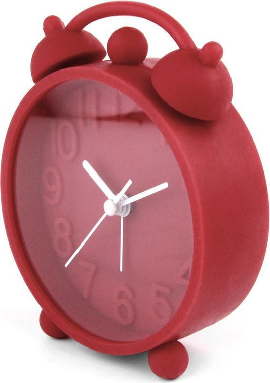 PLATINET PZACHR Happiness Klok met wekker rood