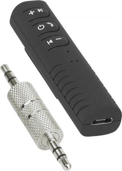 Fontastic 252686 Bluetooth ontvanger - 3.5mm jack - Micro USB - ingebouwde Microfoon - Zwart