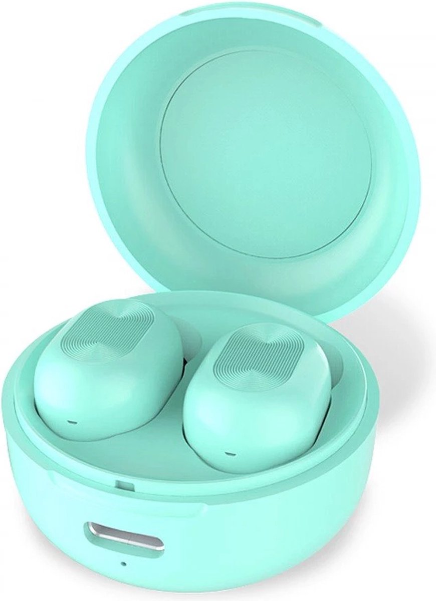 Fontastic 260636  Draadloze Oordopjes In-ear met Oplaaddoos - Turquoise