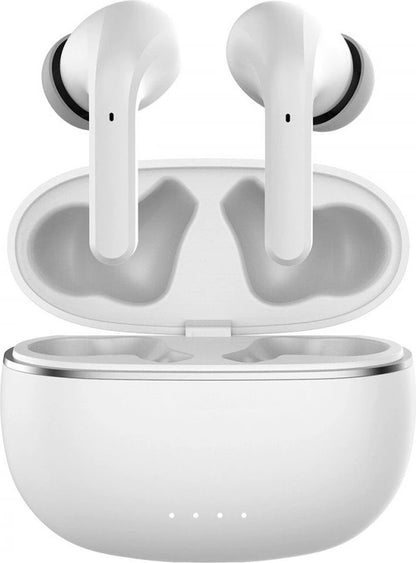 Fontastic 261909 Draadloze Oordopjes In-ear met Oplaaddoos - ANC - Bluetooth 5.3 - Wit