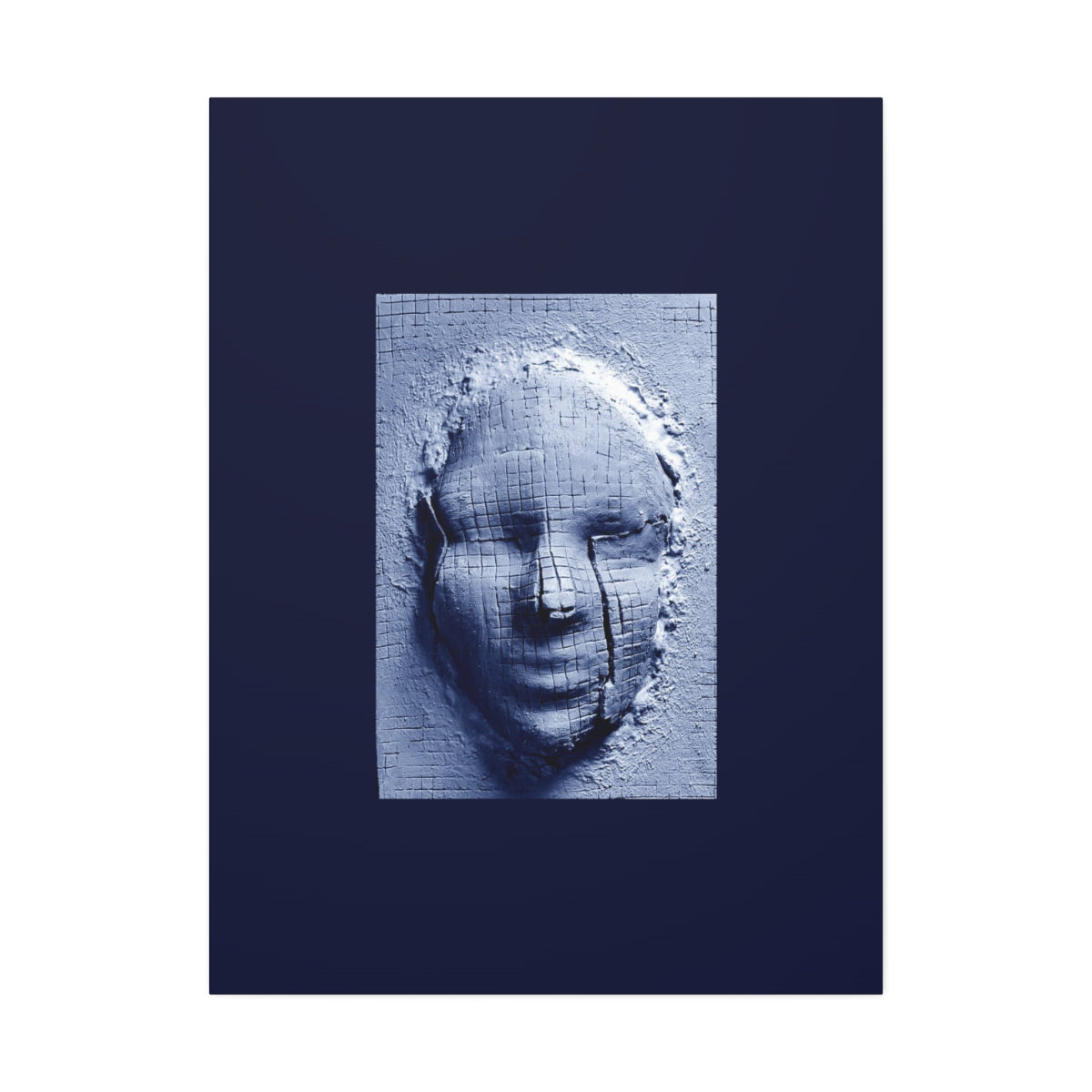 Canvas painting - Acrylic print - Sculpture on Canvas - Face of woman - Wall decoration