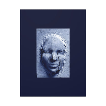 Canvas painting - Acrylic print - Sculpture on Canvas - Face of woman - Wall decoration