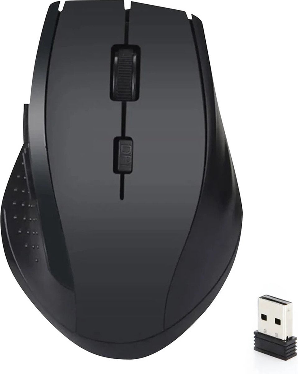 Optische Muis Draadloos - Ergonomisch - Geschikt voor Windows 11, 10, 8.1, 8, 7, XP, Vista, Linux & Chromebook