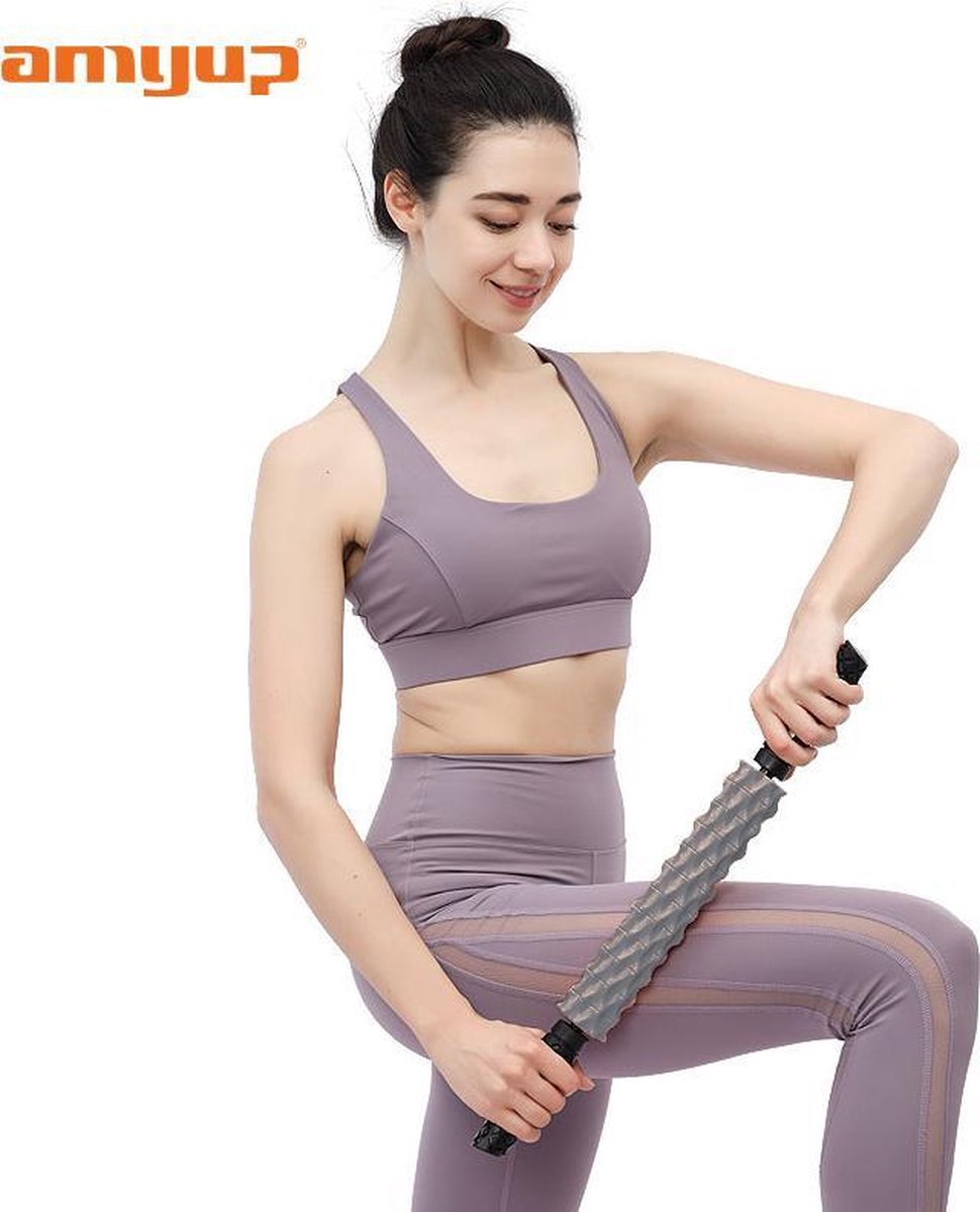 FDW AP1515C Multifunctionele  massage stick roller - Grijs