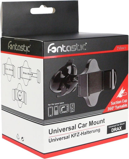 Fontastic HAUNDRAX Universele Smartphone houder - Auto 360° draaibaar - Zwart