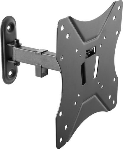 DELTACO OFFICE ARM-0252, Kantelbaar, draaibaar, TV Beugel, 23"- 42 inch, max. 25 kg, zwart