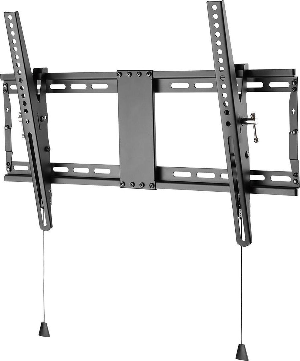 DELTACO OFFICE ARM-0204, Tiltable TV bracket, foldable, 37"- 80 inch, max. 70 kg, black