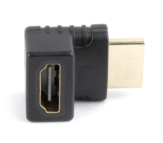 Gembird HDMI-Adapter abgewinkelt - Buchse auf Stecker - Übergangsstecker - Schwarz