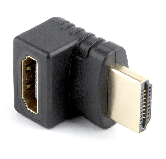 Gembird HDMI-Adapter abgewinkelt - Buchse auf Stecker - Übergangsstecker - Schwarz