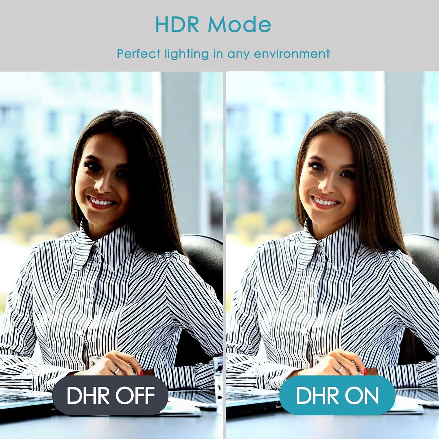 NÖRDIC Webcam voor PC - 4K Resolutie - 2160p - Webcam met Microfoon - Streaming Camera - Hoge Videokwaliteit