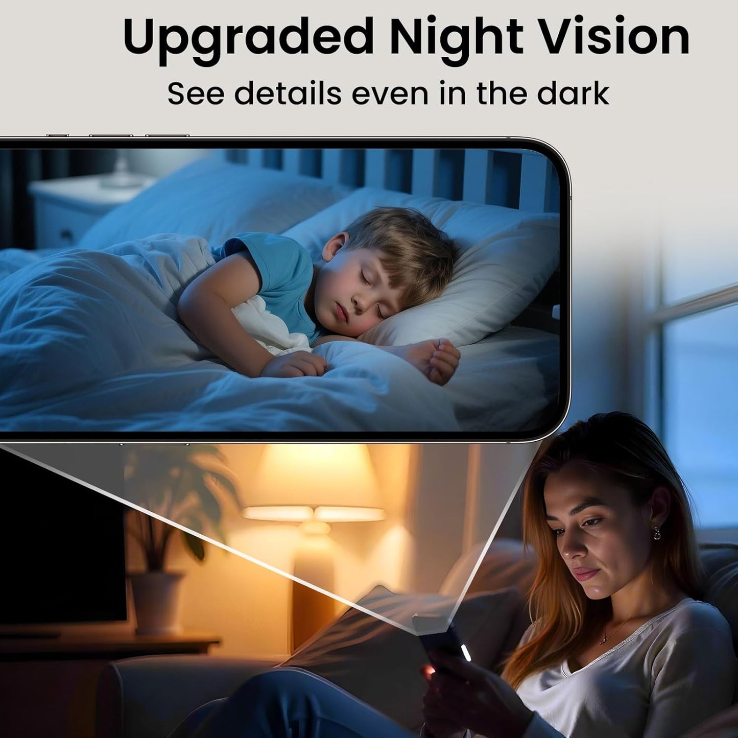 Nördic 4K Ultra HD Mini Beveiligingscamera – 5GHz WiFi – Bewegingsdetectie & Nachtzicht tot 10m – met App