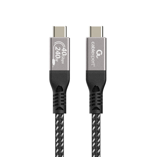 CableExpert Premium USB4 Gen 3x2 Type-C kabel 1.5m - 40Gbps - 240W PD - 8K60Hz