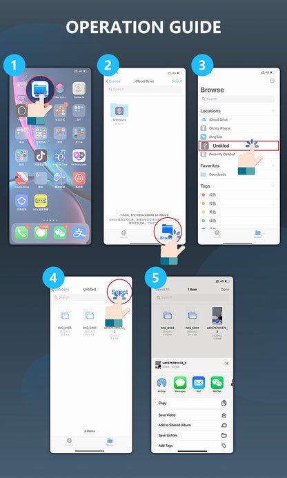 NÖRDIC CRD-042 Lightning Kaartlezer - MicroSD - UHS-I - geschikt voor Smartphone en Tablet - Zilver