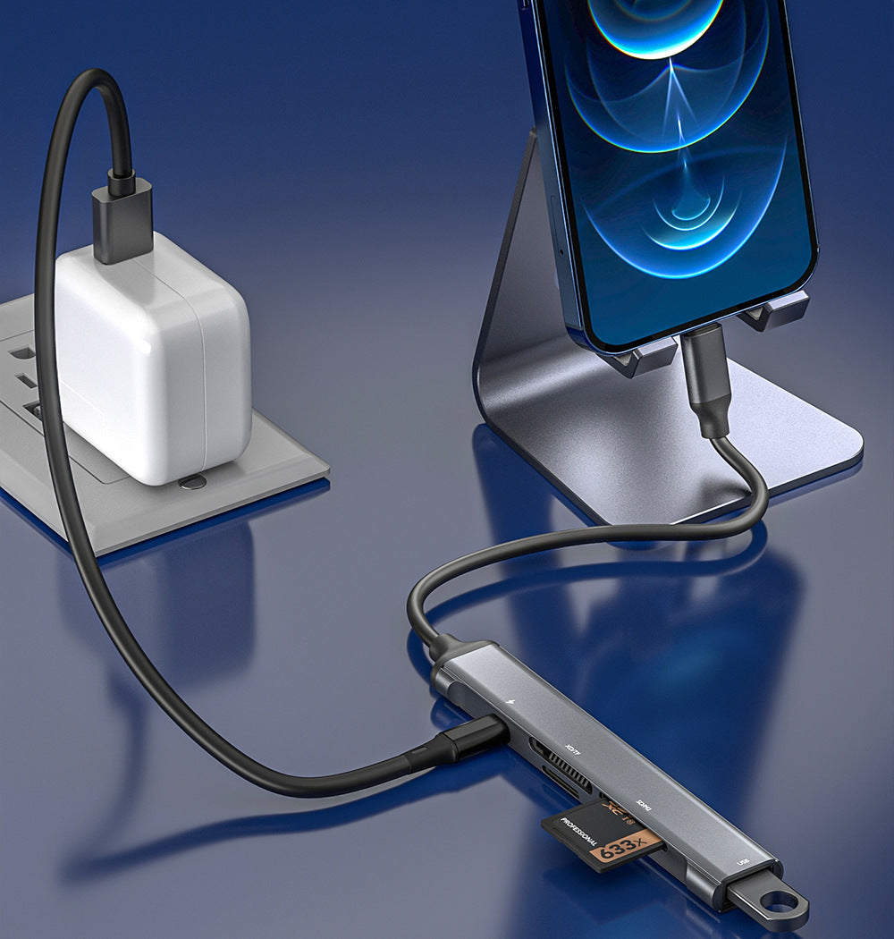 NÖRDIC Lightning Kaartlezer - Micro SD Kaart - SD Kaart lezer - MS, M2 - 	USB-A 3.0 - Geschikt voor Smartphone & Tablet