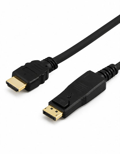 DisplayPort naar HDMI kabel 5 meter – 4K Ultra HD – verguld – audio/video – DP naar HDMI