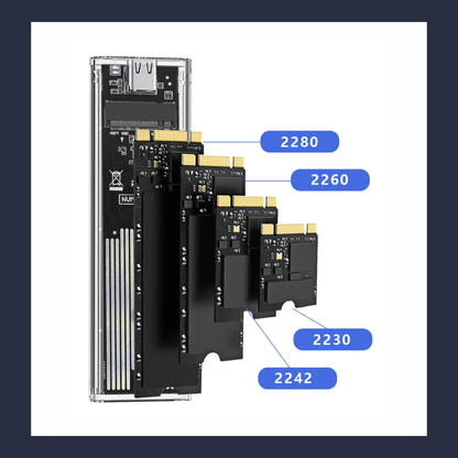 Delmark SSD Behuizing - M.2 NVMe PCIe - 10Gbps