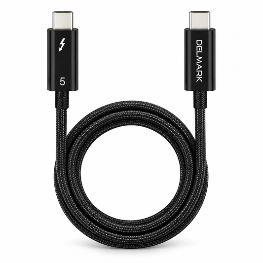 Delmark Thunderbolt 5 Kabel - 16K@60Hz - 80Gbps - 240W