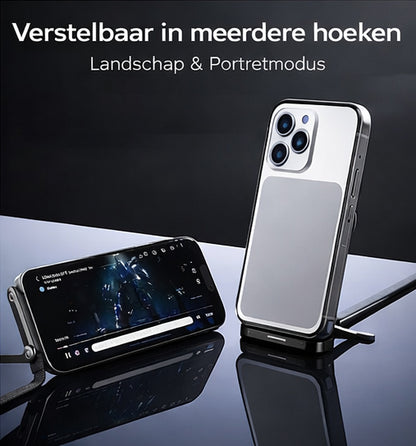 Delmark 240W USB-C naar USB-C Snellaadkabel 1,5 Meter – 5A PD Fast Charge – Gevlochten Kabel met 360° Telefoonstandaard