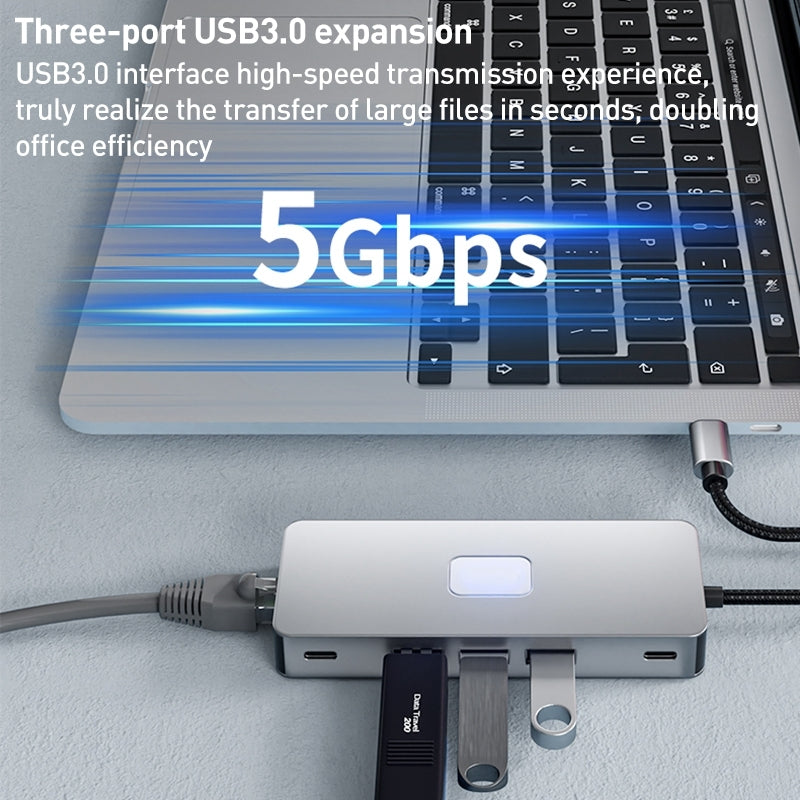 NÖRDIC Docking Station - USB C, 2xHDMI - 4K60Hz, 3xUSB3.0, 1xRJ45 - PD100W - SD, MicroSD - Suitable for Laptop, PC &amp; Chromebooks