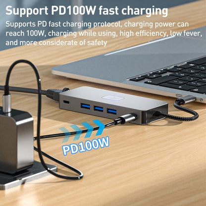 NÖRDIC Docking Station - USB C, 2xHDMI - 4K60Hz, 3xUSB3.0, 1xRJ45 - PD100W - SD, MicroSD - Suitable for Laptop, PC &amp; Chromebooks