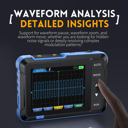 FNIRSI Digital Mini Oscilloscope - Compact &amp; Portable - Signal Generator - 5 MS/s 1 MHz