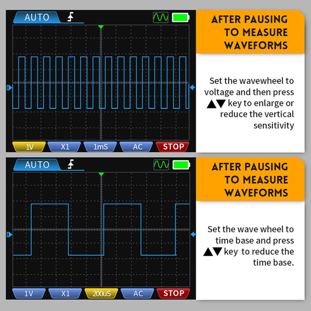 FNIRSI Digitale Mini Oscilloscoop - Compact & Draagbaar - Signaalgenerator - 5 MS/s 1 MHz