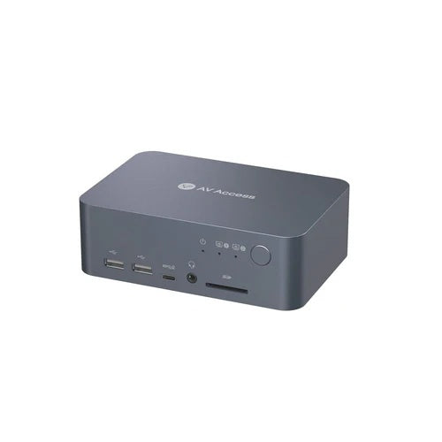 NÖRDIC KVM switch 2 naar 2 - USB-C, DP, HDMI - 4K60Hz - USB-A - Laptop via USB-C + PC via HDMI/DisplayPort - Windows 11/10/9/8 & Linux