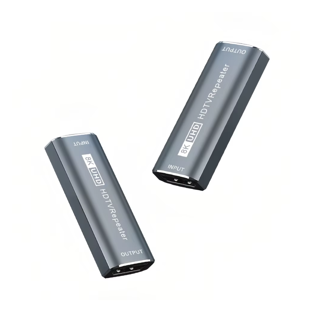 Delmark 8K HDMI Extender Repeater – HDMI 2.1 Signaalversterker tot 30 Meter – Vrouwelijk naar Vrouwelijk Adapter – 8K6@0Hz, 4K@144Hz, 2K@240Hz – Aluminium Behuizing