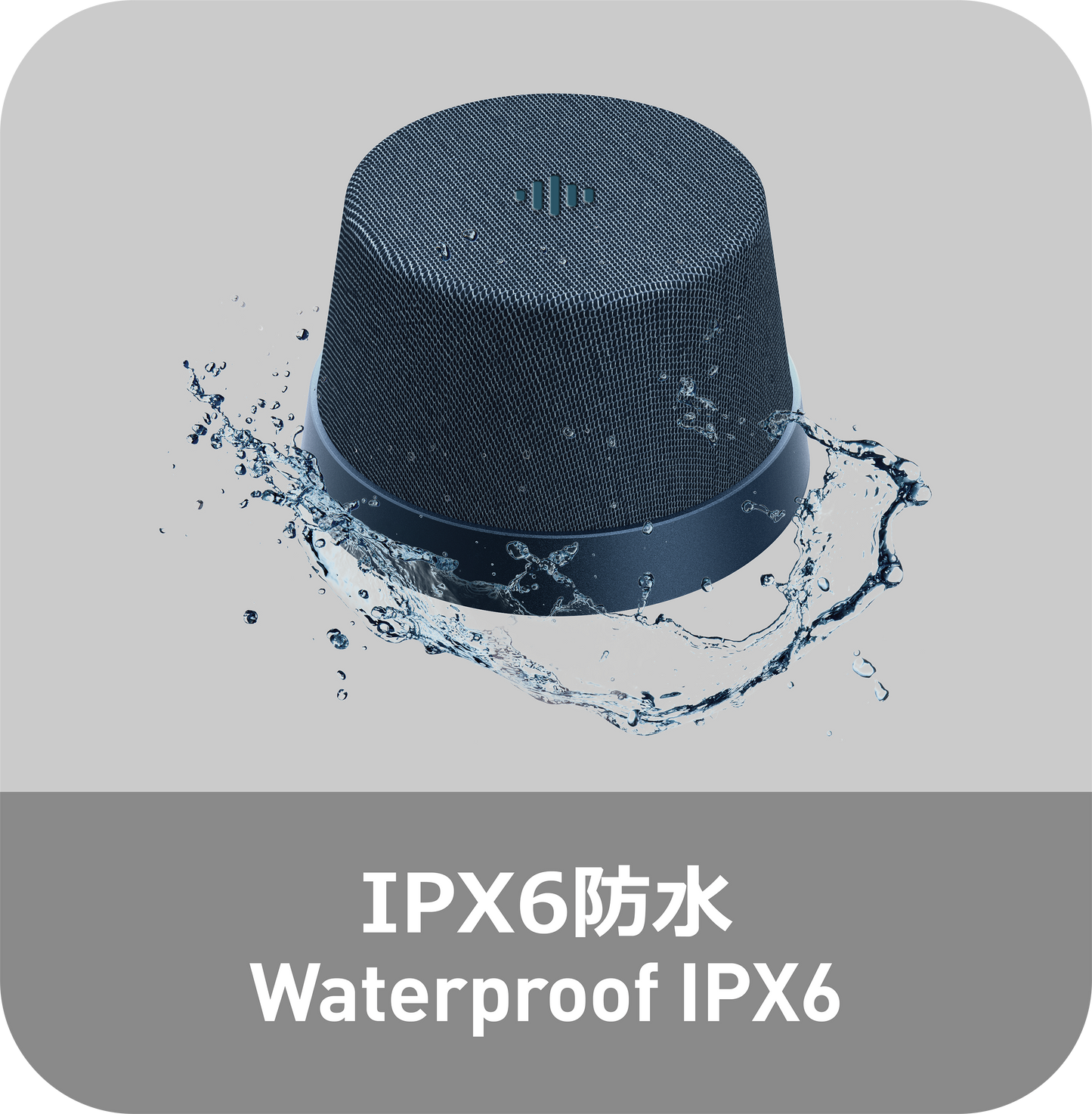 NÖRDIC Magnetische Luidspreker - Bluetooth 5.3 - 3W - TWS Stereo - Geschikt voor Tablet & Smartphone - Zwart