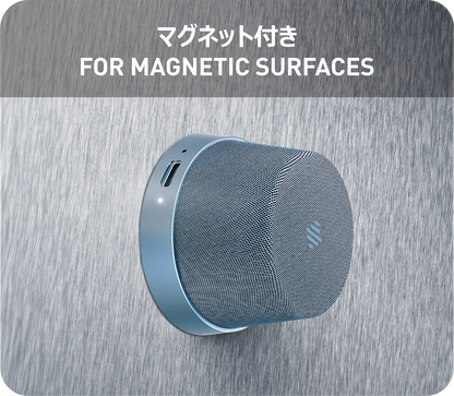 NÖRDIC Magnetische Luidspreker - Bluetooth 5.3 - 3W - TWS Stereo - Geschikt voor Tablet & Smartphone - Blauw