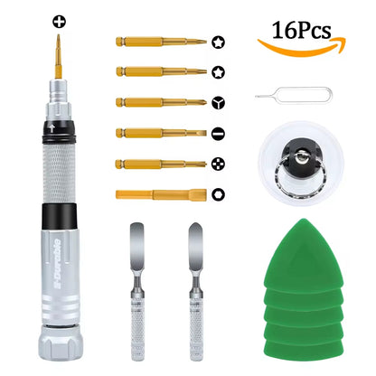 NÖRDIC Professionele reparatieset - Voor Smartphone - Gereedschapset  - 16-in-1 schroevendraaierset