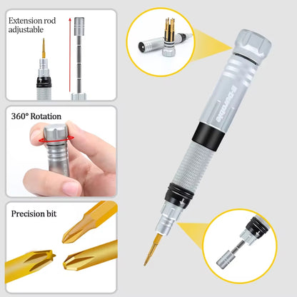 NÖRDIC Professionele reparatieset - Voor Smartphone - Gereedschapset  - 16-in-1 schroevendraaierset