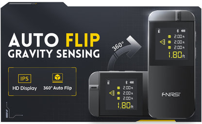 FNIRSI Smart Laser Distance Meter - 40m Range - Bluetooth - Suitable for Smartphone - USB-C Charging