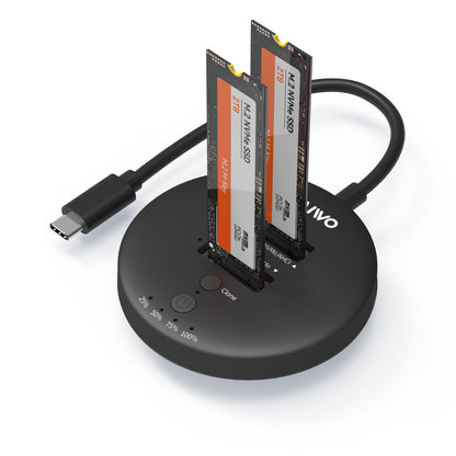 MAIWO Kloon Docking Station - USB C 3.2 - M.2 NVMe M.2 SSD - Geschikt voor Laptop & PC - Windows, Linux & Android