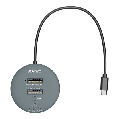 MAIWO Kloon Docking Station - USB C 3.2 - M.2 NVMe M.2 SSD - Geschikt voor Laptop & PC - Windows, Linux & Android