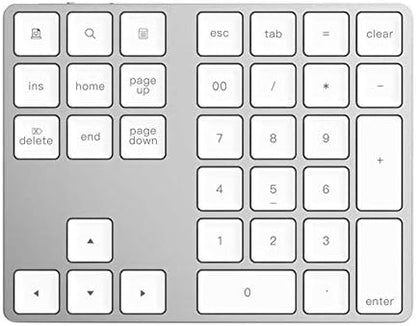 NÖRDIC Numeriek Toetsenbord USB-C – 34 Toetsen Numpad met 2x USB-A Hub & USB-C Poort