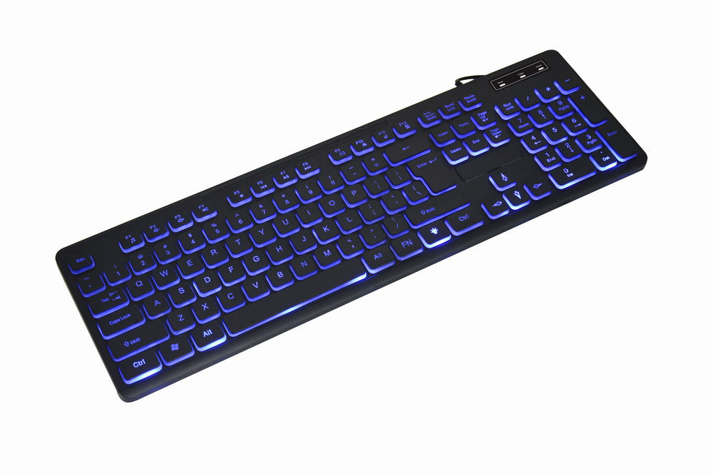 Gembird toetsenbord (zwart) met backlight