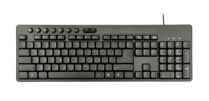Gembird Toetsenbord en Muis - Stille Toetsenbord - Multimediaknoppen - QWERTY