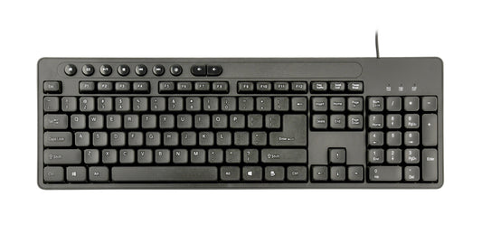 Gembird Toetsenbord en Muis - Stille Toetsenbord - Multimediaknoppen - QWERTY