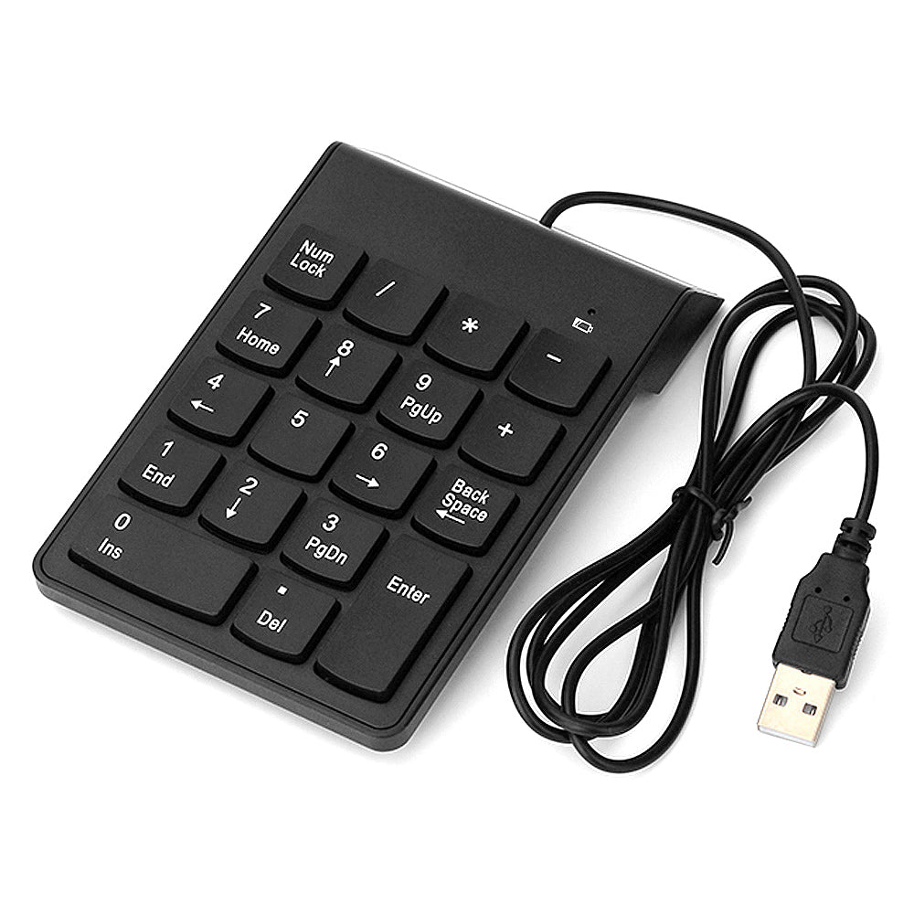 Gembird Numeriek Toetsenbord  - Draadloos - Toetsenborden - Numpad USB - Zwart
