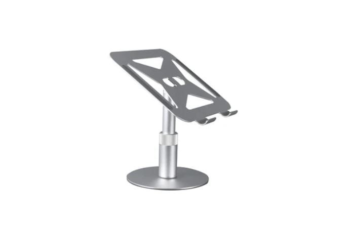 NÖRDIC Universele laptop standaard - Notebook en Laptopverhoger - Aluminium - 360 Graden draaibaar - Tot 17.3" schermen