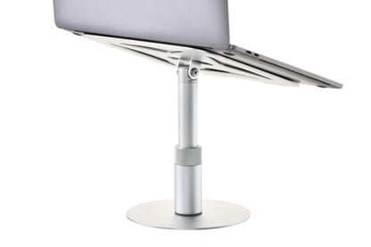 NÖRDIC Universele laptop standaard - Notebook en Laptopverhoger - Aluminium - 360 Graden draaibaar - Tot 17.3" schermen