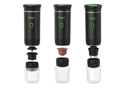 Lifenaxx To Go LX-060 Espressomachine Zwart