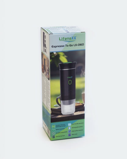 Lifenaxx To Go LX-060 Espressomachine Zwart
