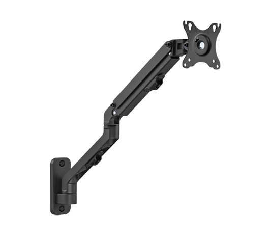 Gembird Verstelbare Muurbeugel - Draai- en Kantelbaar - 1 Scherm - 17 - 27 Inch - Tot 7 kg