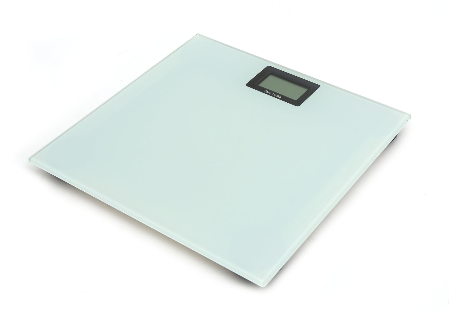 Omega OBSW Personenweegschaal - 28x26cm - Weegschaal met LCD Display - Tot 180 kg - Wit